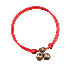 Adjustable Pet Collar with Bell Pendant Lightweight Dog Cat Collar 7-11 inches, Red rope Adjustable Pet Collar with Bell Pendant Lightweight Dog Cat Collar 7-11 inches, Red rope