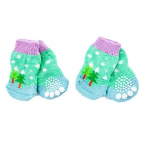 4 Pcs Green Blue Christmas Dog Knitted Pet Socks Cartoon Cute Puppy Cat Socks Dog Foot Covers Poodle Teddy Socks 4 Pcs Green Blue Christmas Dog Knitted Pet Socks Cartoon Cute Puppy Cat Socks Dog Foot Covers Poodle Teddy Socks